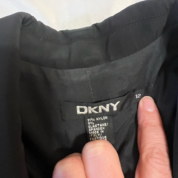 DKNY Long Line Black Blazer 12 - Picture 3 of 6